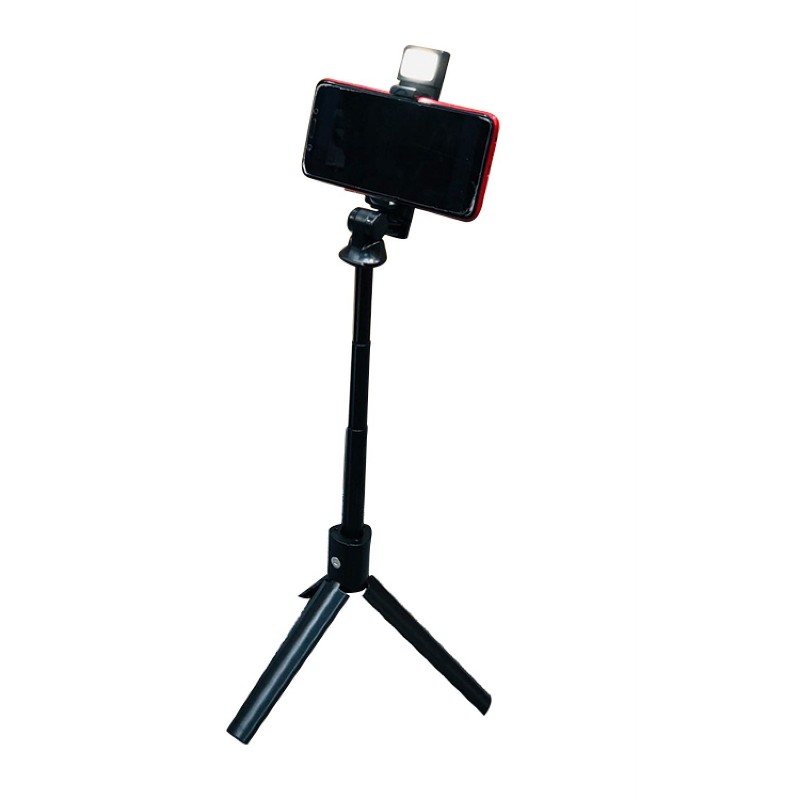 Selfie stick sans fil avec LED et trépied