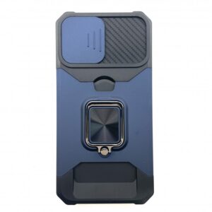 Case iPhone 13 iRing Hide Camera & Slot Card Bleu