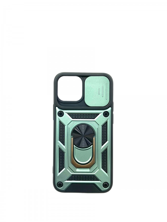 Case iPhone 12 / 12 Pro iRing Hide Camera Green - Image 2