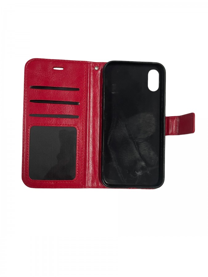 Case iPhone X/Xs Wallet Regular Red - Image 3