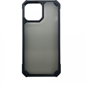 Case iPhone 13 Pro Silicone Corner Transparent Black