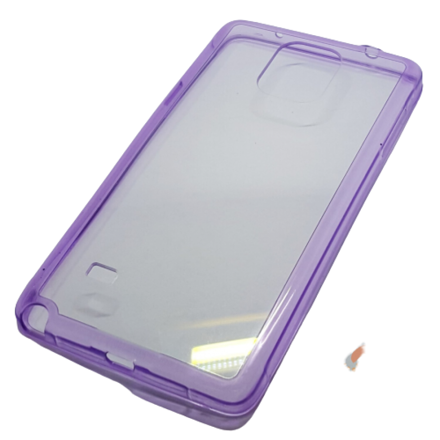 Case Samsung Galaxy Note 4 Silicone Purple