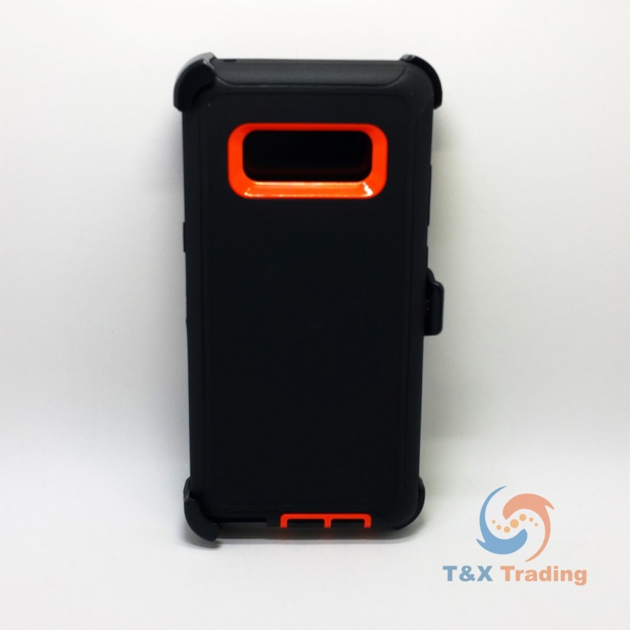 Phone Case Samsung Galaxy S10 Black & Orange
