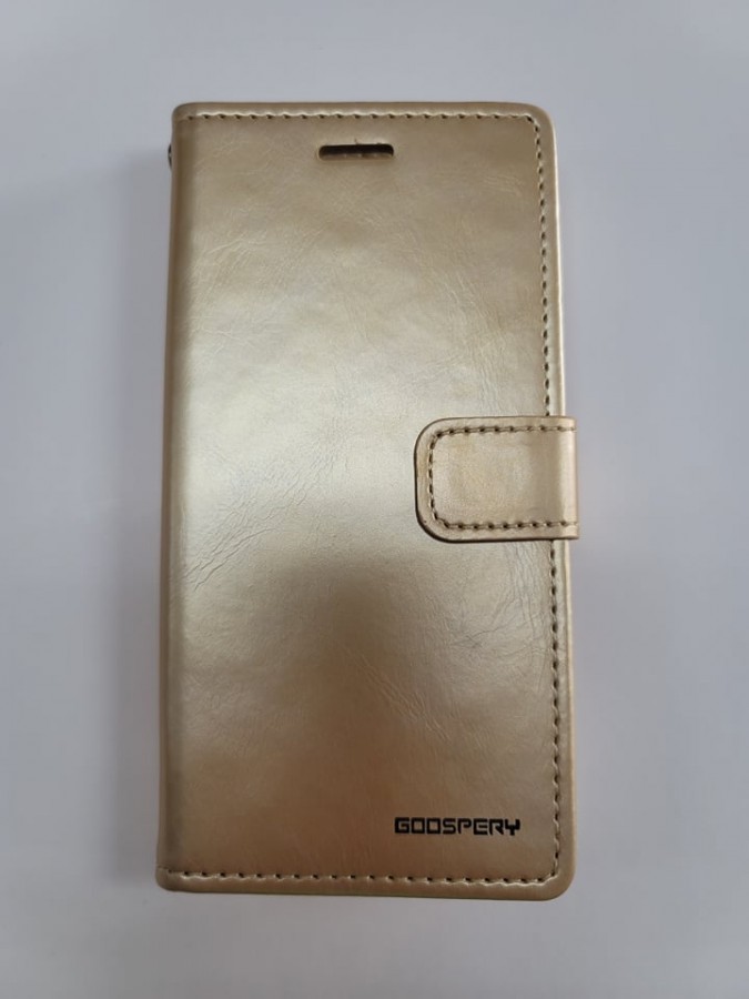 Case iPhone X/Xs Wallet Bluemoon Gold