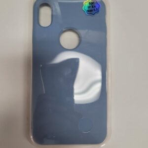 Case iPhone XS Max Silicone Blue