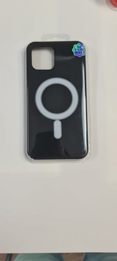 Case iPhone Xs Max Silicone MagSafe Black