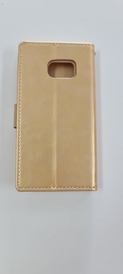 Case Wallet Samsung S7 Edge Bluemoon Gold
