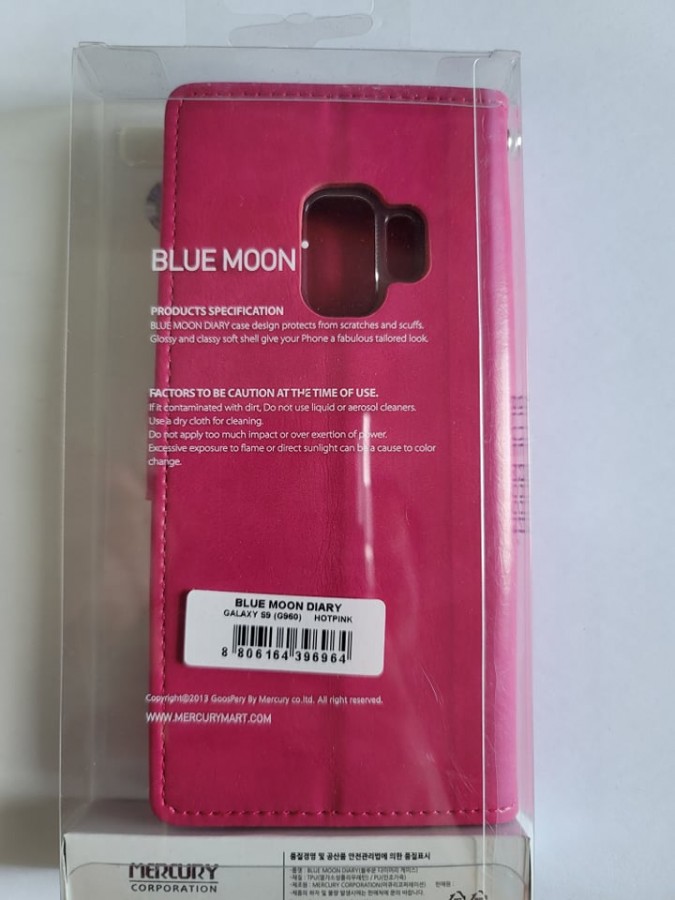 Case Samsung S9 Plus Wallet Bluemoon Rose