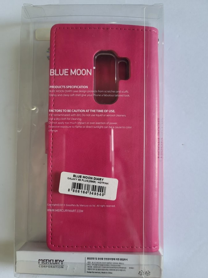 Case Samsung S9 Plus Wallet Regular Pink