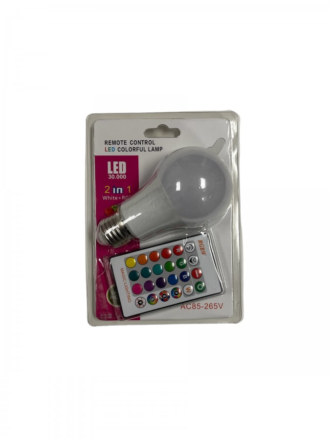Remote control led colorful lamp
