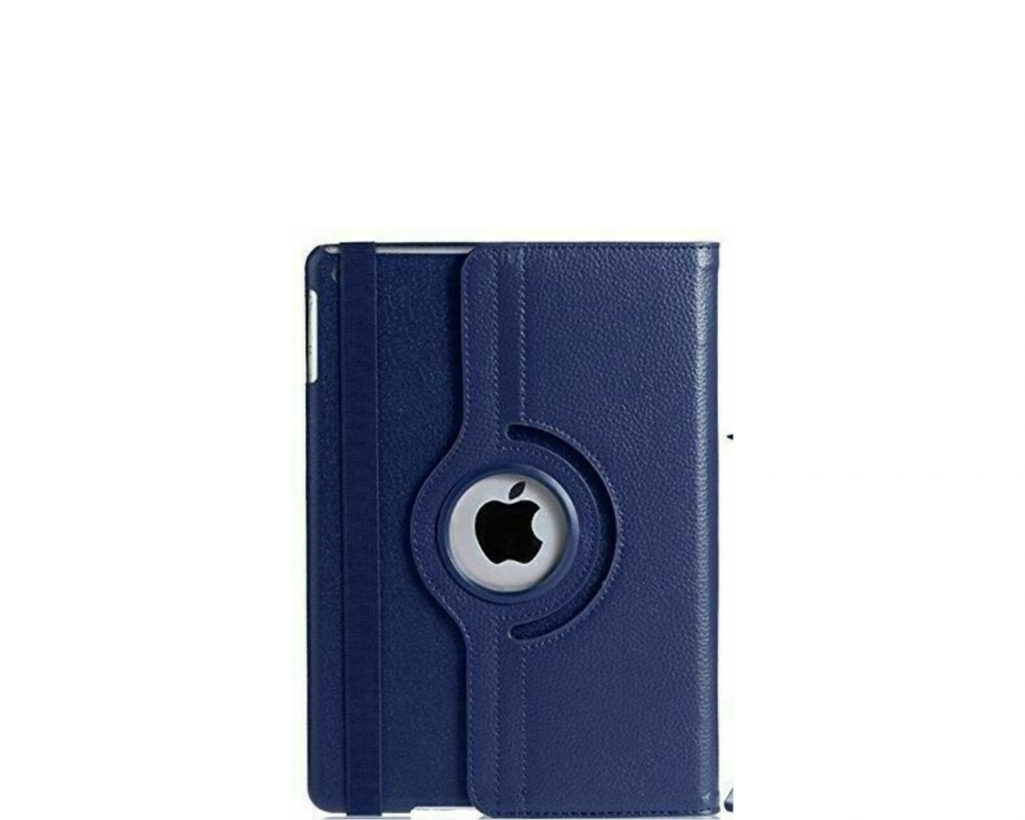 Blue Leather Case 360 iPad 1 - iPad 2 - iPad 3 - iPad 4