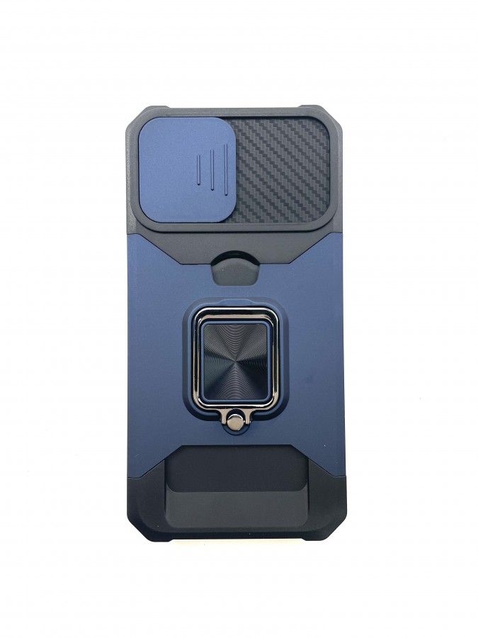 Case iPhone 13 Pro Max iRing Hide Camera & Slot Card Blue - Image 2