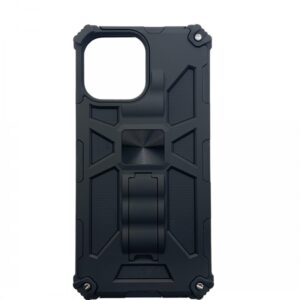 Case iPhone 13 Hard Case With Stand Magnetic Black