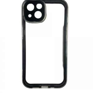 Case iPhone 13 Silicone Jelly Transparent Black
