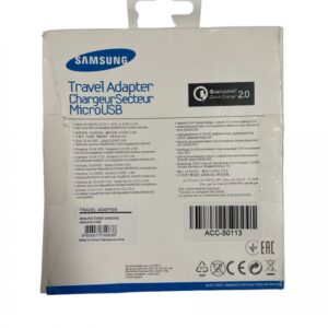 Samsung Travel Adapter (Fast Charger + 1.5m Micro Cable) – Black
