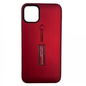 Case iPhone 11 Pro With Stand Metal Red