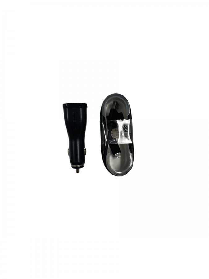 Samsung Car Adapter (Dual USB Car Charger + Micro USB Cable) – Black - Image 2
