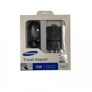 Samsung 2 in 1 Adapter (Fast Charger + 1.2m Type-C Cable) – Black