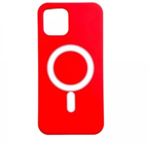 Case iPhone 12 / 12 Pro Silicone Magsafe Red
