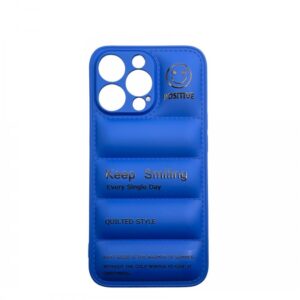 Case iPhone 13 Pro Keep Smiling Bleu