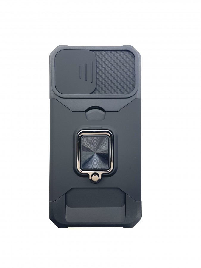 Case iPhone 13 Pro Max iRing Hide Camera & Slot Card Black