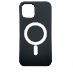 Case iPhone 12 Pro Max Silicone MagSafe Black
