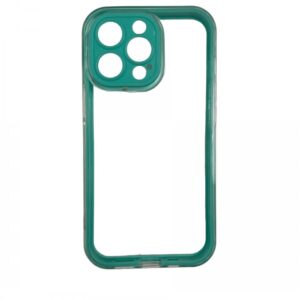 Case iPhone 13 Silicone Jelly Transparent Green