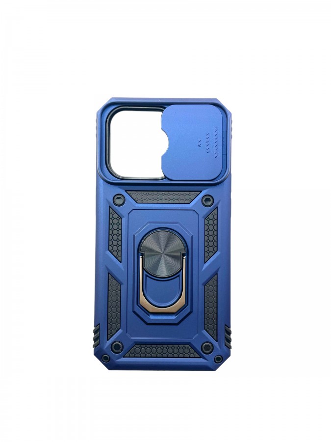 Case iPhone 14 Pro iRing Hide Camera Bleu - Image 2