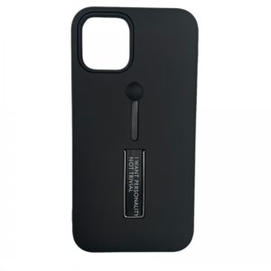 Case iPhone 11 Pro With Stand Metal Black