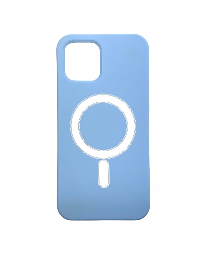 Case iPhone 12 Mini Silicone MagSafe Blue