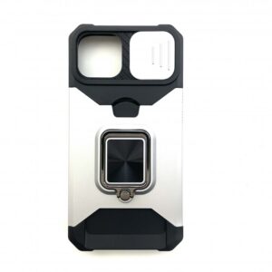 Case iPhone 13 Pro Max iRing Hide Camera & Slot Card Silver