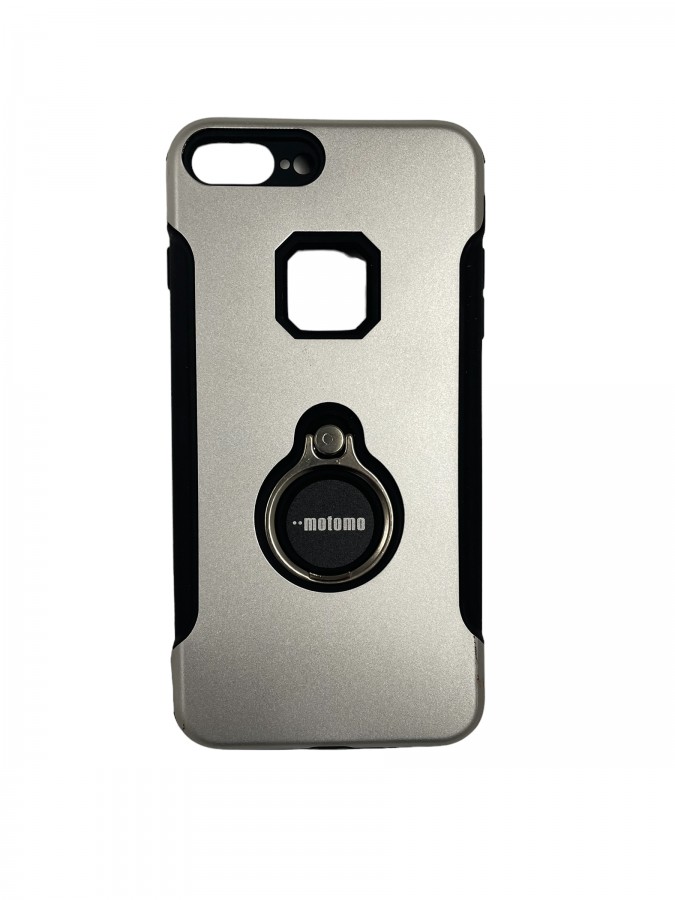 Case iPhone 7 Plus / 8 Plus Motomo iRing Silver