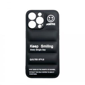 Case iPhone 13 Pro Keep Smiling Black