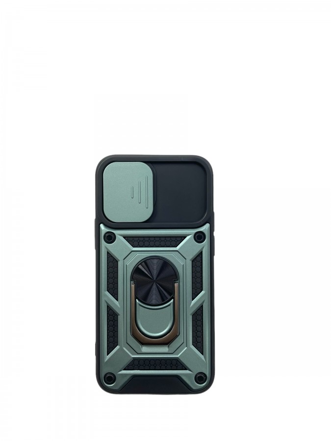 Case iPhone 12 / 12 Pro iRing Hide Camera Green