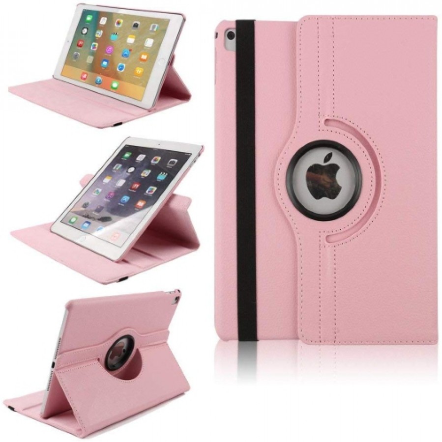 Pink Leather Case 360 iPad Pro 12.9 2G - Image 2
