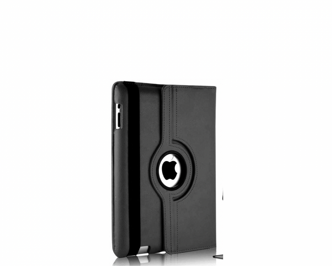 Black Leather Case 360 iPad 7 - iPad 8 - iPad 9
