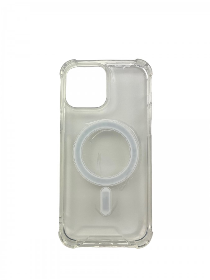 Case iPhone 13 Pro Max Silicone Transparent MagSafe