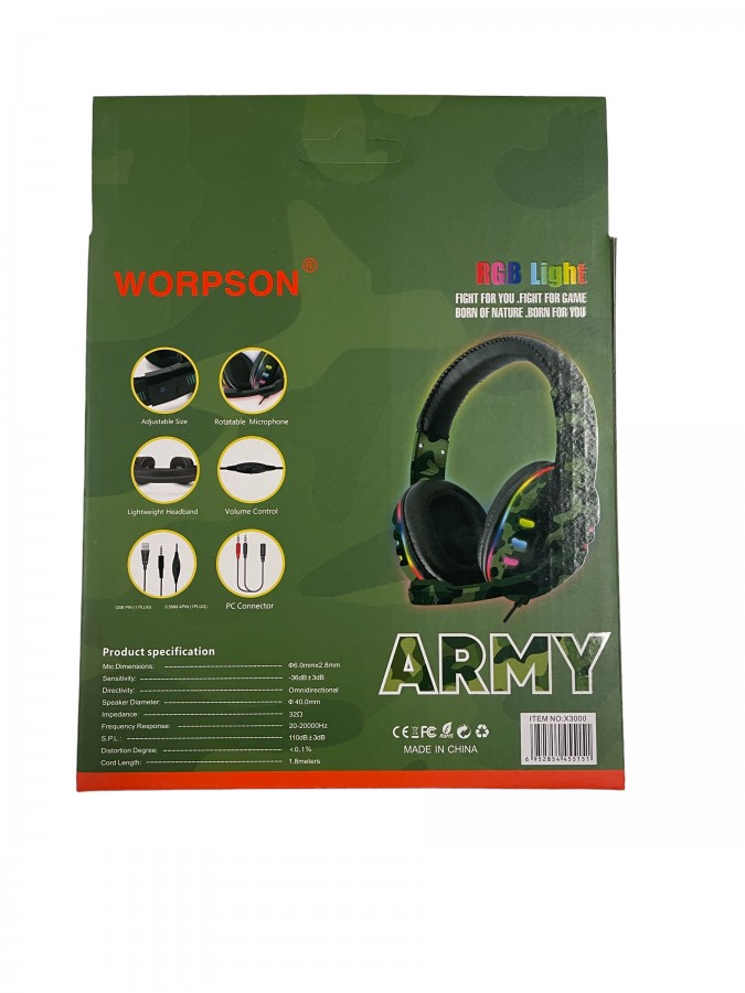 Worpson Army RGB Light Green