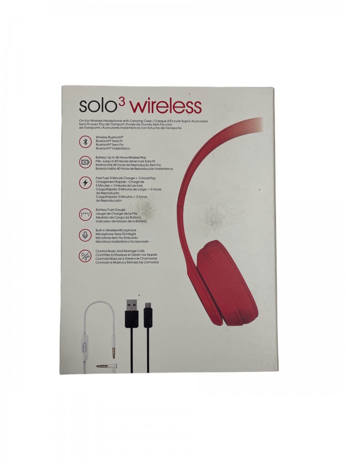 Beats Solo 3 Wireless Red - Image 2