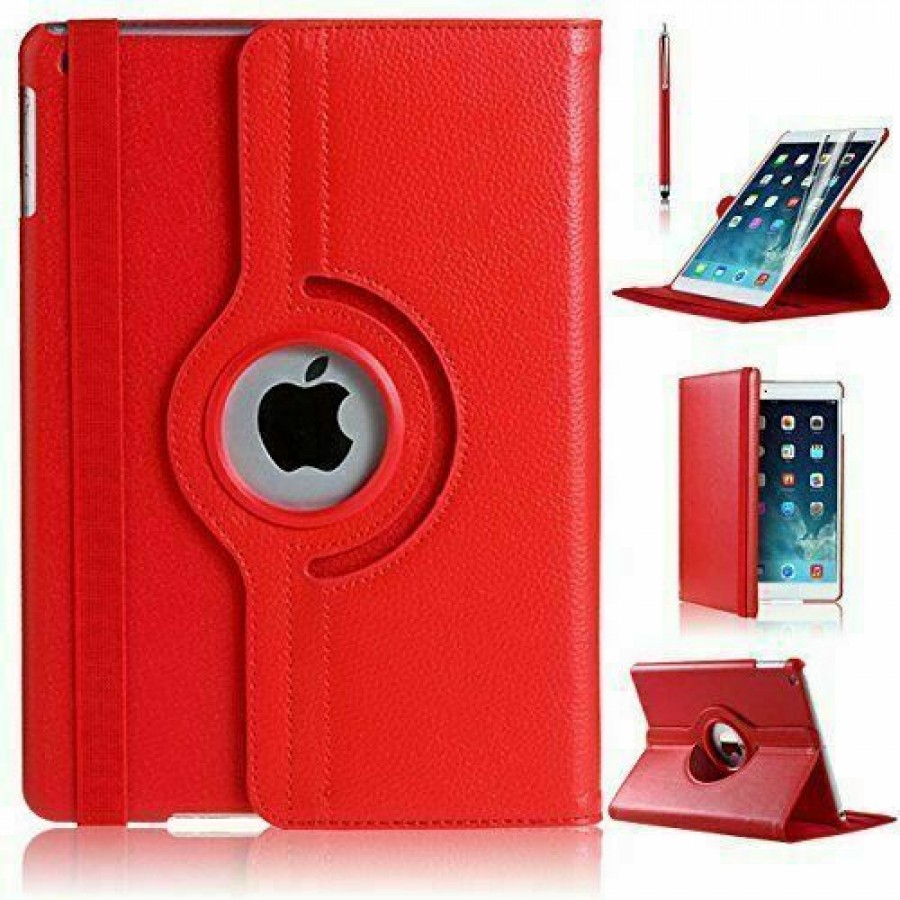 Red Leather Case 360 iPad Pro 10.5 And Leather Case 360 iPad Air3