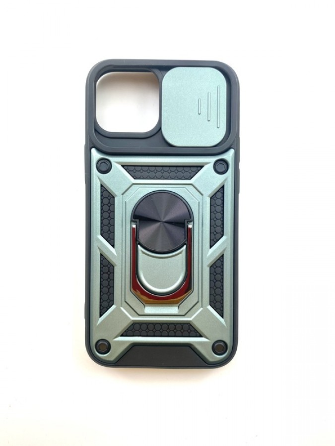 Case iPhone 13 Mini iRing Hide Camera Green