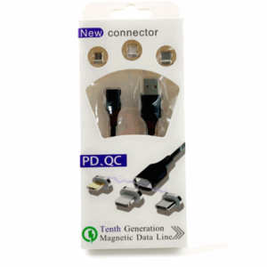 CABLE MAGNÉTIQUE 3 EN 1 Micro usb,type-C,iPhone