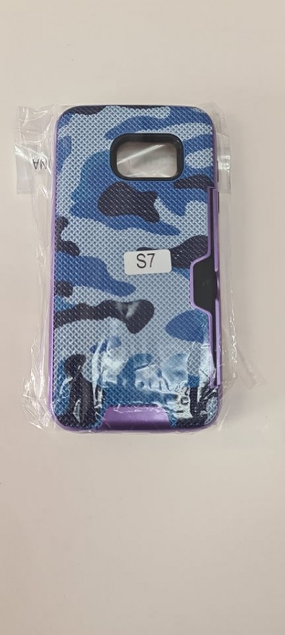 Case Samsung S7 Edge Hard Case Camo Blue
