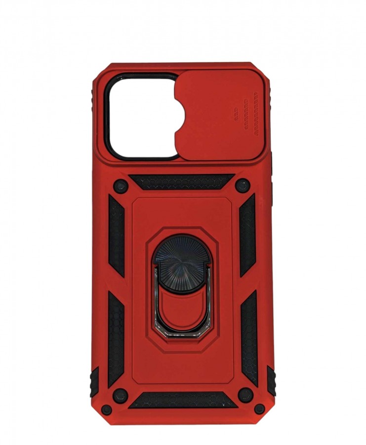Case iPhone 14 Pro iRing Hide Camera Red