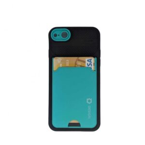 Case iPhone 7 / 8 / SE 2020 Hard Case Camera Protector Whit Slot Card Green