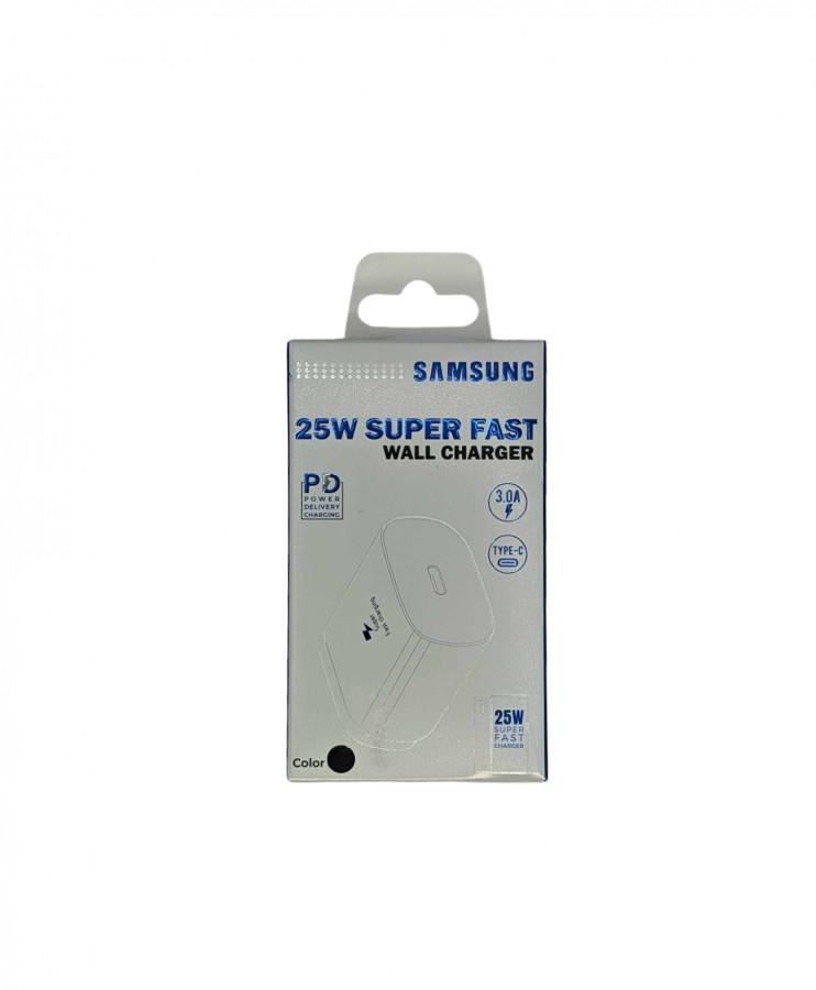 Samsung Super Fast Charger Packaging (Type-C / 25W) – Black - Image 2