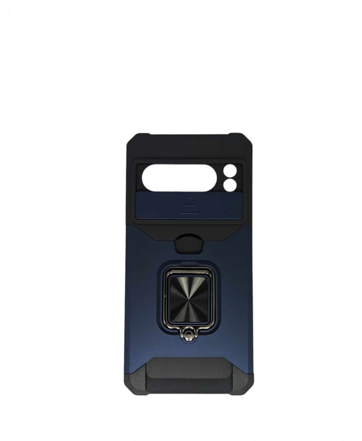Case Google Pixel 8 Pro Hard Case iRing Hide Camera and Slot Card Blue