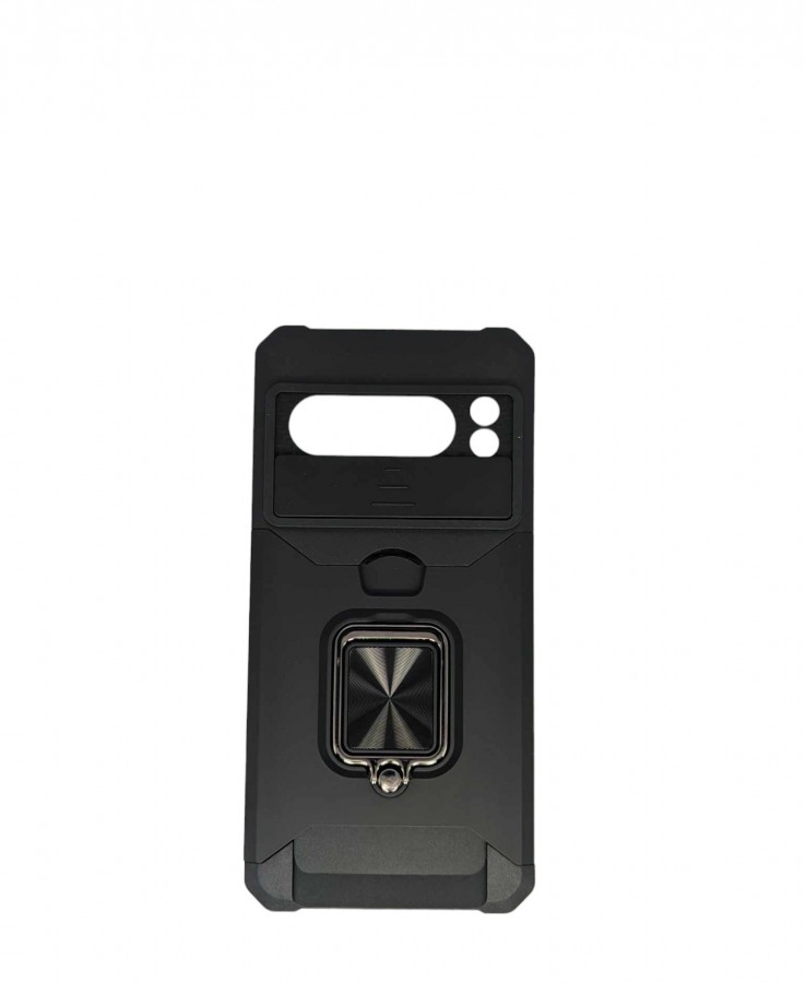 Case Google Pixel 8 Pro Hard Case iRing Hide Camera and Slot Card Black