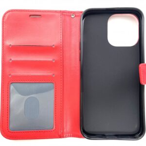Case iPhone 15 Plus Wallet Regular Red