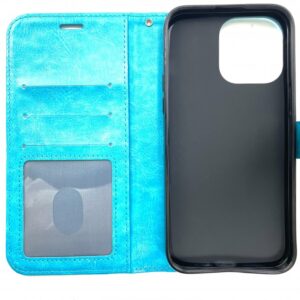 Case iPhone 15 Plus Wallet Regular Blue